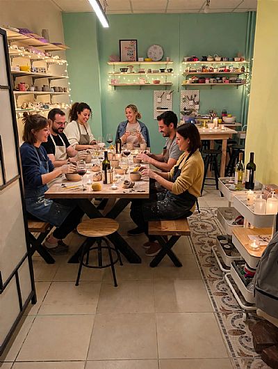 Ceramic & Wine Night