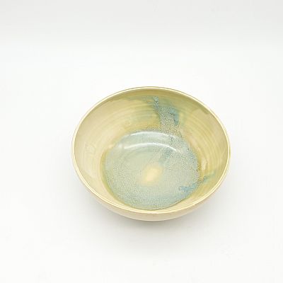 Χειροποίητο πορσελάνινο μπολ πράσινο